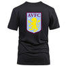 Aston Villa Cotton Black Short Sleeve T-Shirt