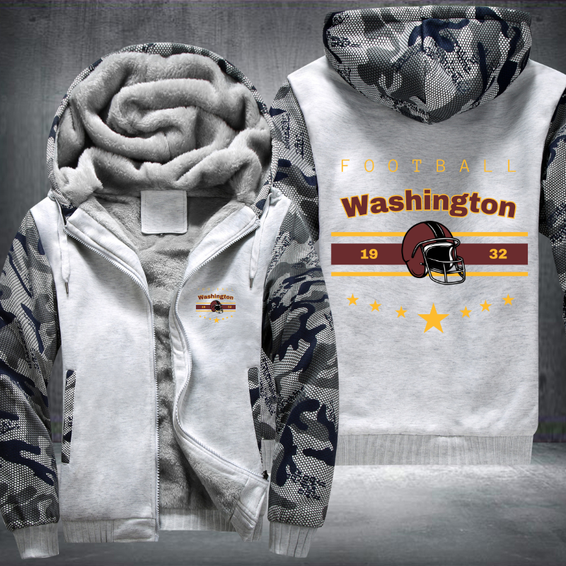 Vintage Football Washington 1932 Fleece Hoodies Jacket