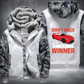 Drift Race Drive Faster To Be Winner Fleece Hoodies Jacket