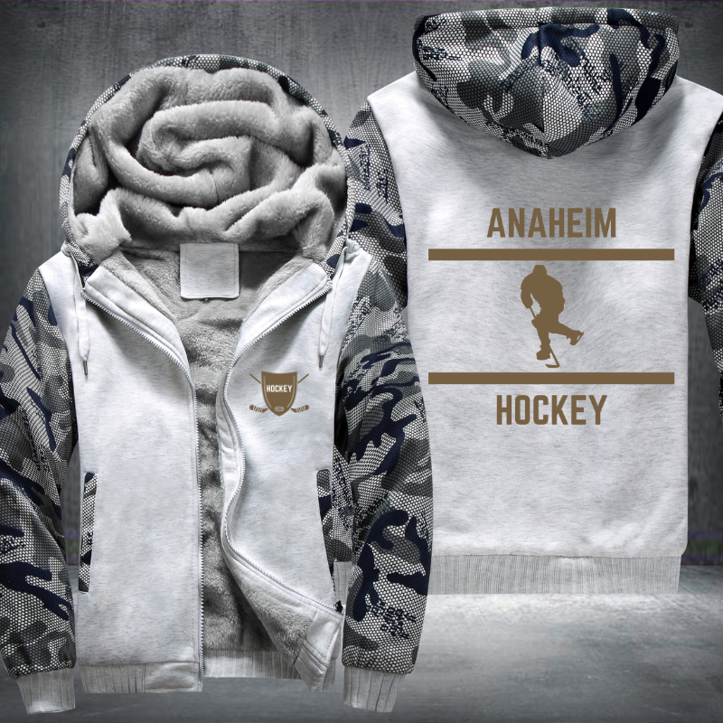 Hockey Lover City Anaheim Fleece Hoodies Jacket