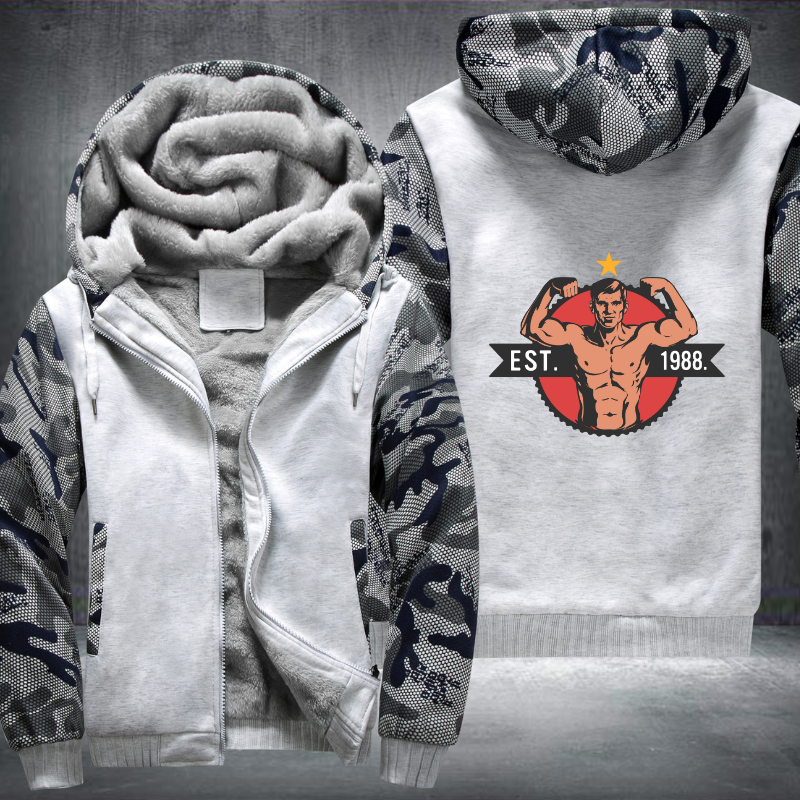 EST 1988 Fleece Hoodies Jacket