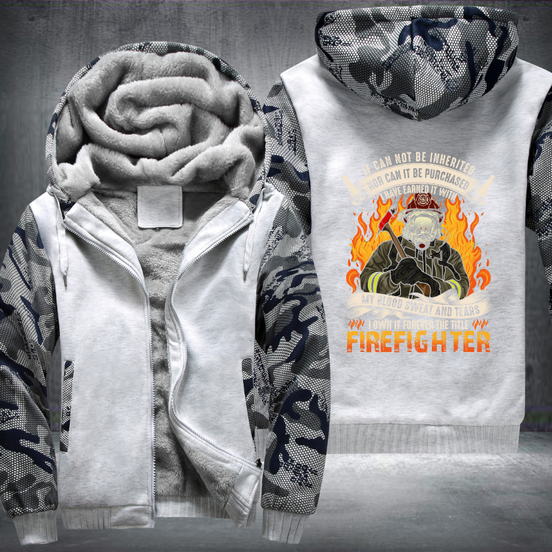 If can not be Inherited nor can it be purchased I have earned it with Fleece Hoodies Jacket