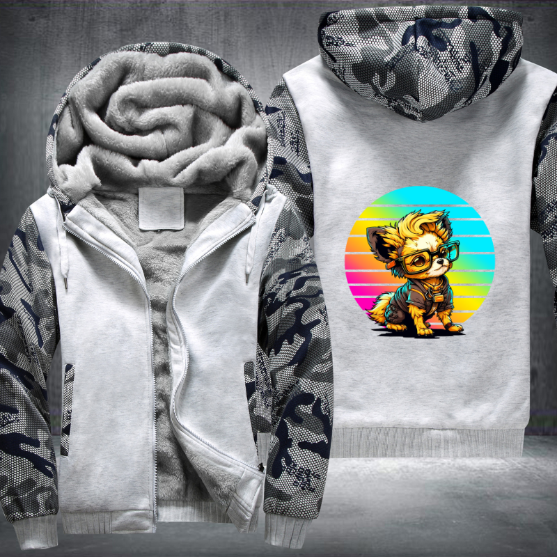 Good Dog Fleece Hoodies Jacket