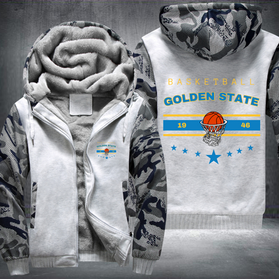 Vintage Basketball GOLDEN STATE 1946 Fleece Hoodies Jacket