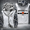Vintage Basketball BROOKLYN 1967 Fleece Hoodies Jacket