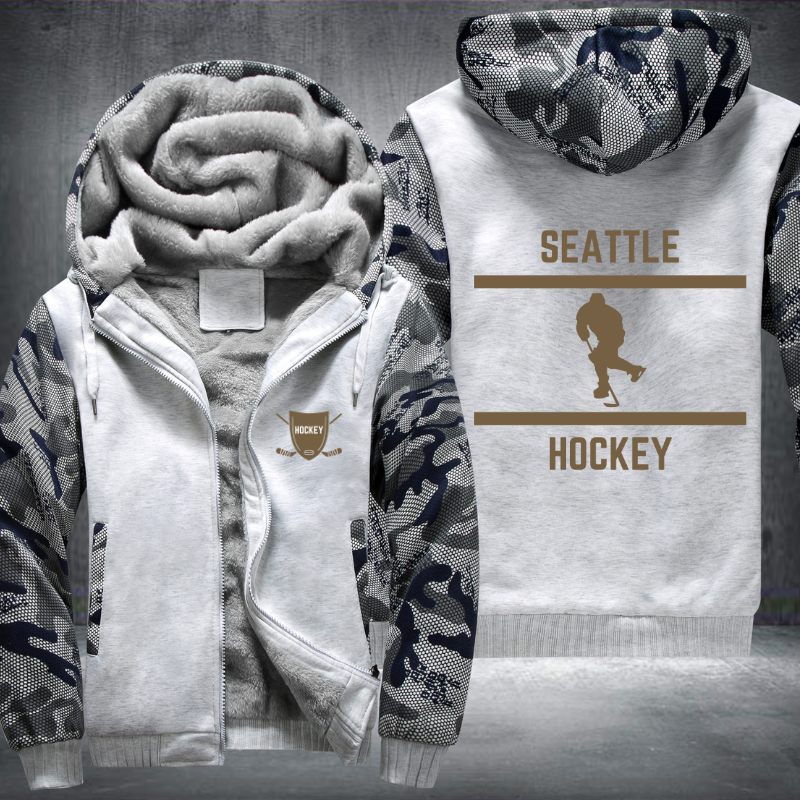 Hockey Lover City Seattle Fleece Hoodies Jacket