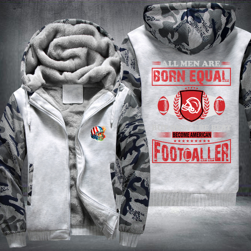 All men born equal American Fleece Hoodies Jacket