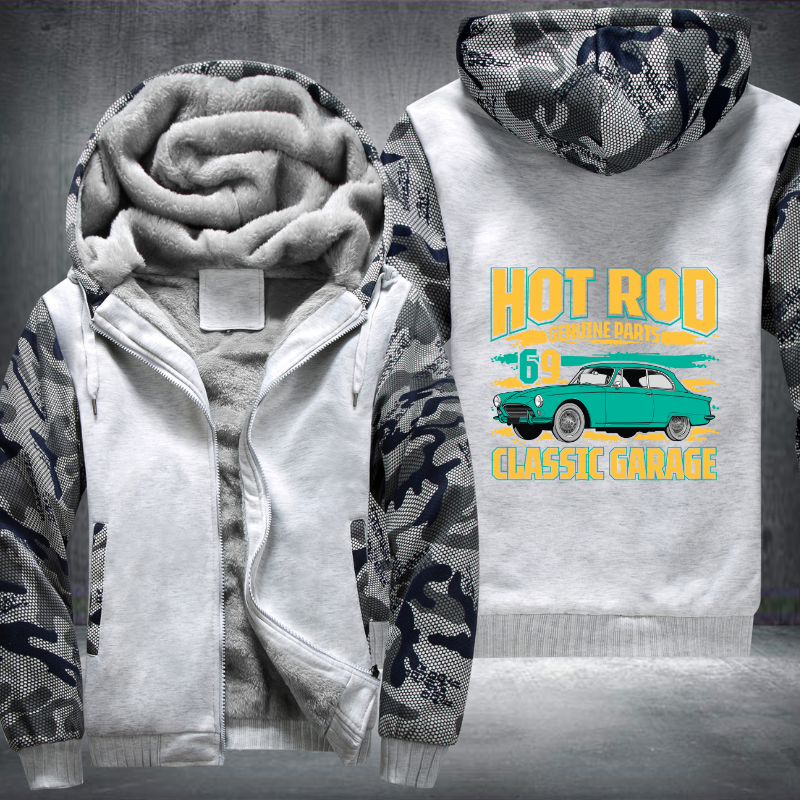 Hot rod genuine parts vintage Fleece Hoodies Jacket