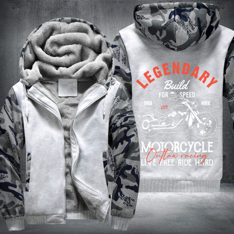 Legendary Build For Speed Fleece Hoodies Jacket