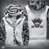 Biker Don't Go Gray We Turn Chrome Fleece Hoodies Jacket