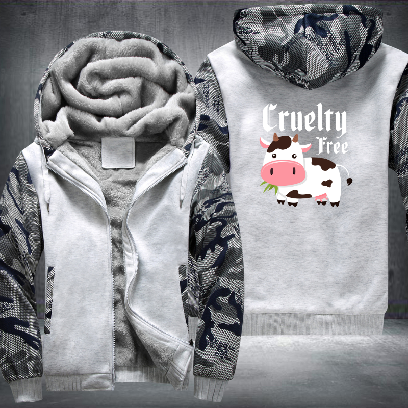 Cruelty Free Fleece Hoodies Jacket