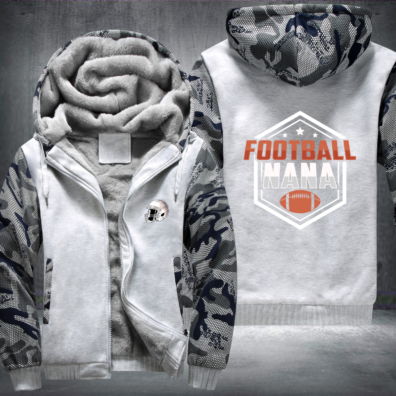 Football Nana Fleece Hoodies Jacket
