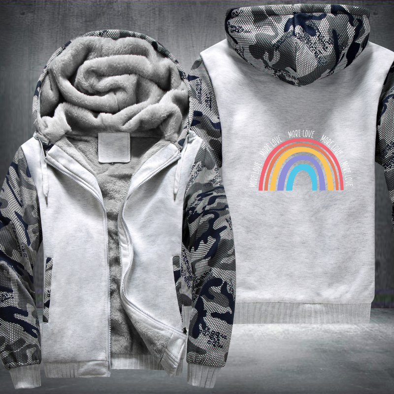 More Love Fleece Hoodies Jacket
