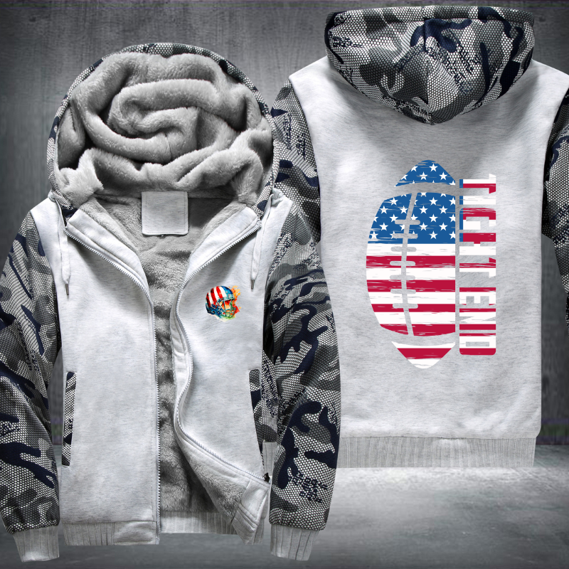 Tight end Fleece Hoodies Jacket