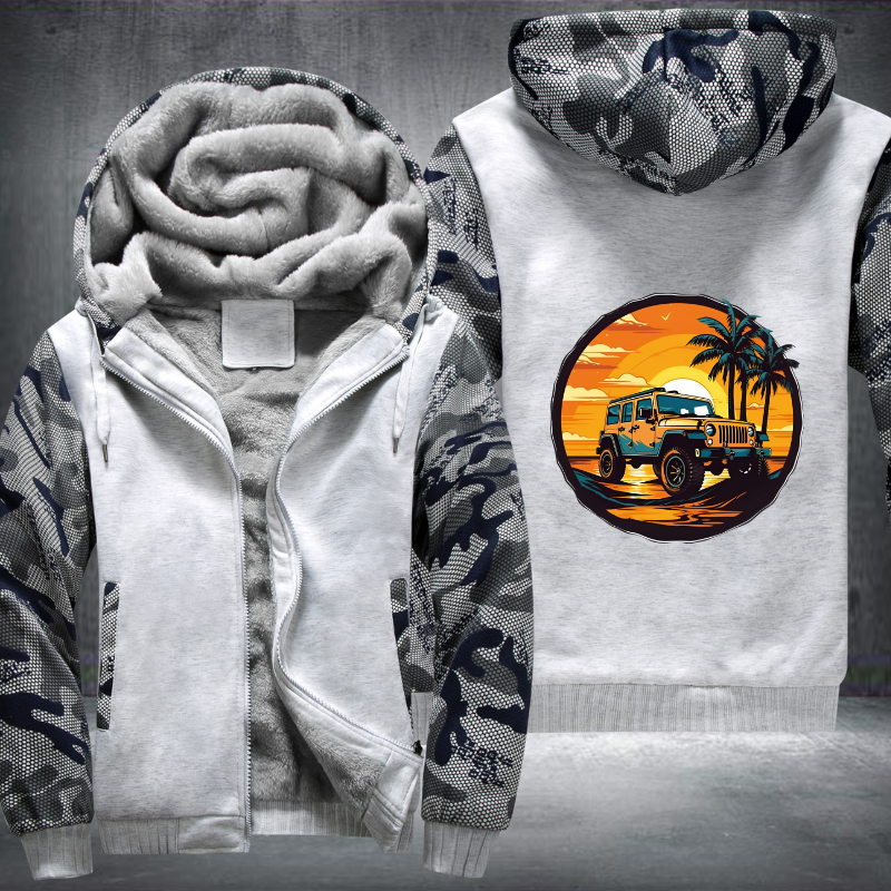 Exploring Coastal Beauty with 4x4s Fleece Hoodies Jacket