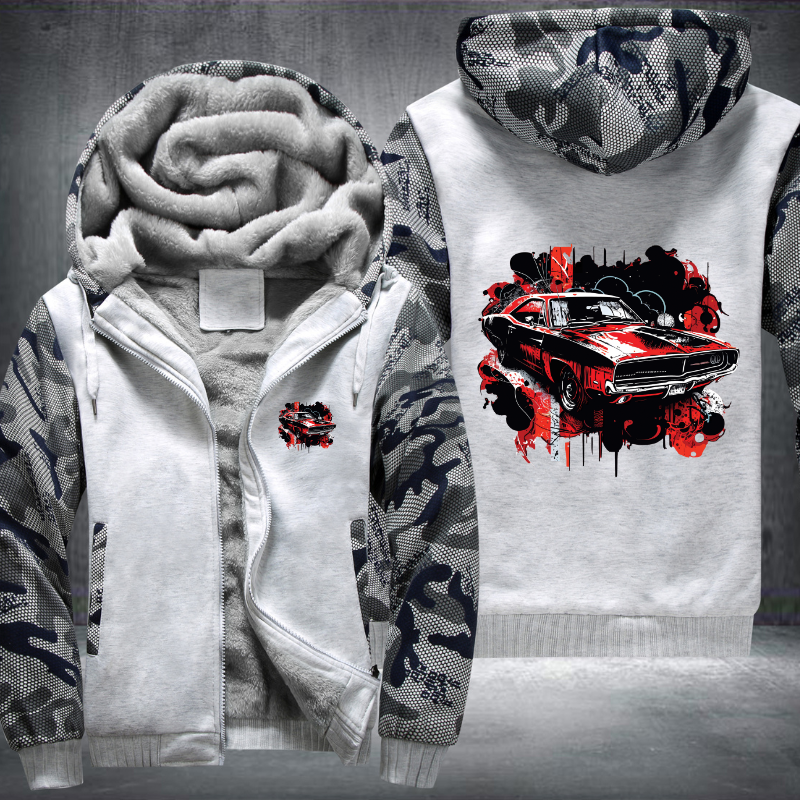 1968 Charger RT Fleece Hoodies Jacket