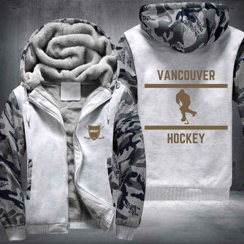 Hockey Lover City Vancouver Fleece Hoodies Jacket