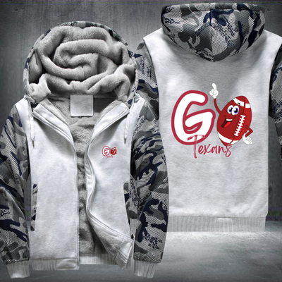 Go Texans Fleece Hoodies Jacket