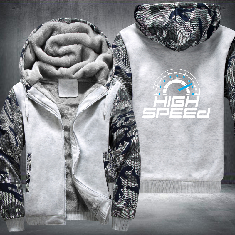 Speed Meter Fleece Hoodies Jacket