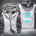 INTROVERTED BUT WILLING TO DISCUSS dog Fleece Hoodies Jacket