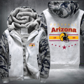 Vintage Football Arizona 1920 Fleece Hoodies Jacket