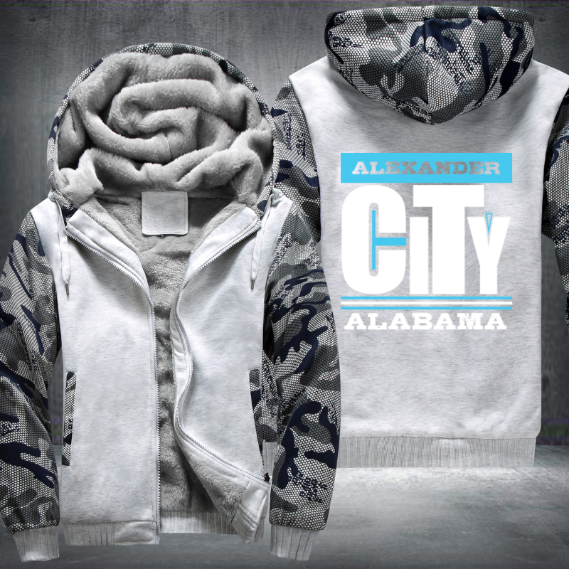 Alexander City Alabama Fleece Hoodies Jacket