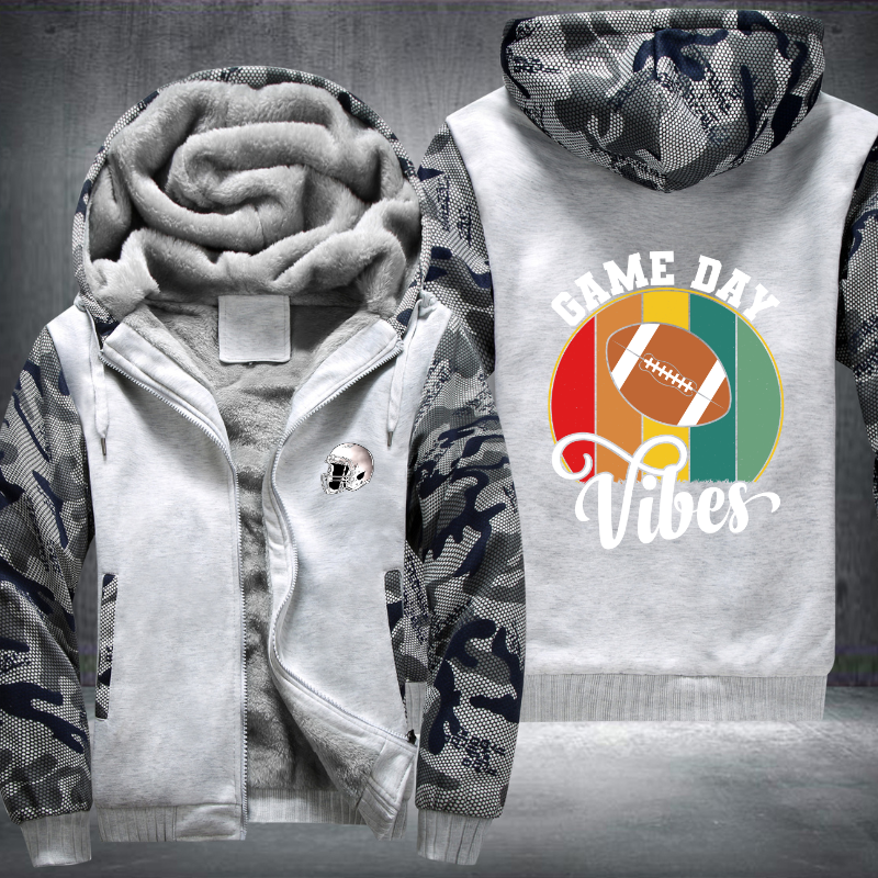 Game Day Vibes Fleece Hoodies Jacket