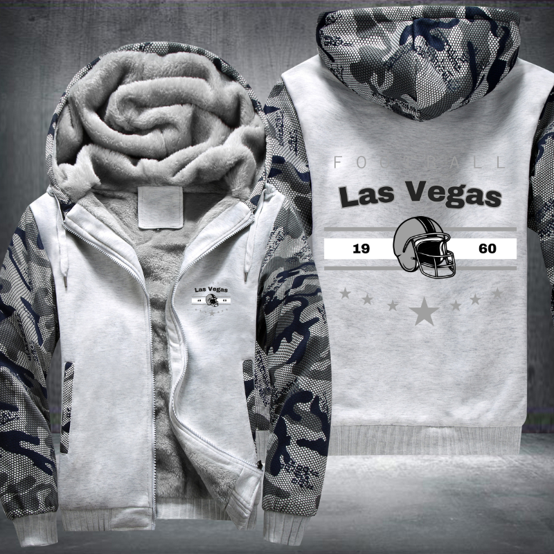 Vintage Football Las Vegas 1960 Fleece Hoodies Jacket