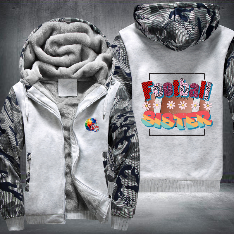 Football Sister Fleece Hoodies Jacket