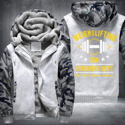 Weightlifting USA Strength Dept Fleece Hoodies Jacket