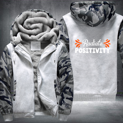 Radiate Positivity Fleece Hoodies Jacket