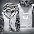 DOGS ARE AWESOME Fleece Hoodies Jacket