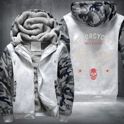 Motorcycle Parts and Service Fleece Hoodies Jacket