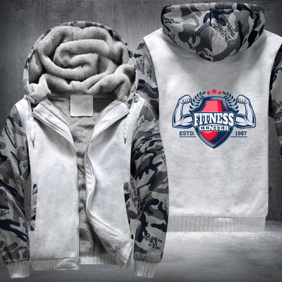 Fitness Center Fleece Hoodies Jacket