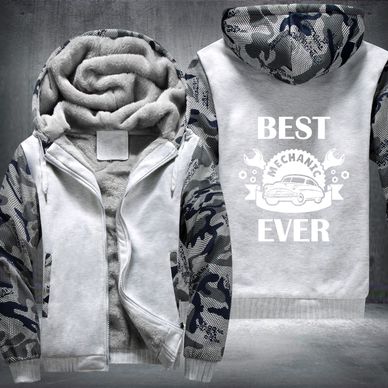 Best Mechanic Car Auto Lover Fleece Hoodies Jacket