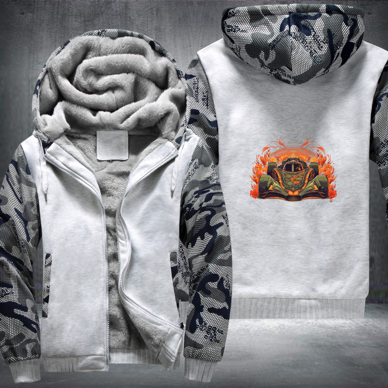 Racing towards victory with the Winsel Fleece Hoodies Jacket