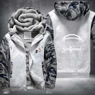 Football Girlfriend Fleece Hoodies Jacket