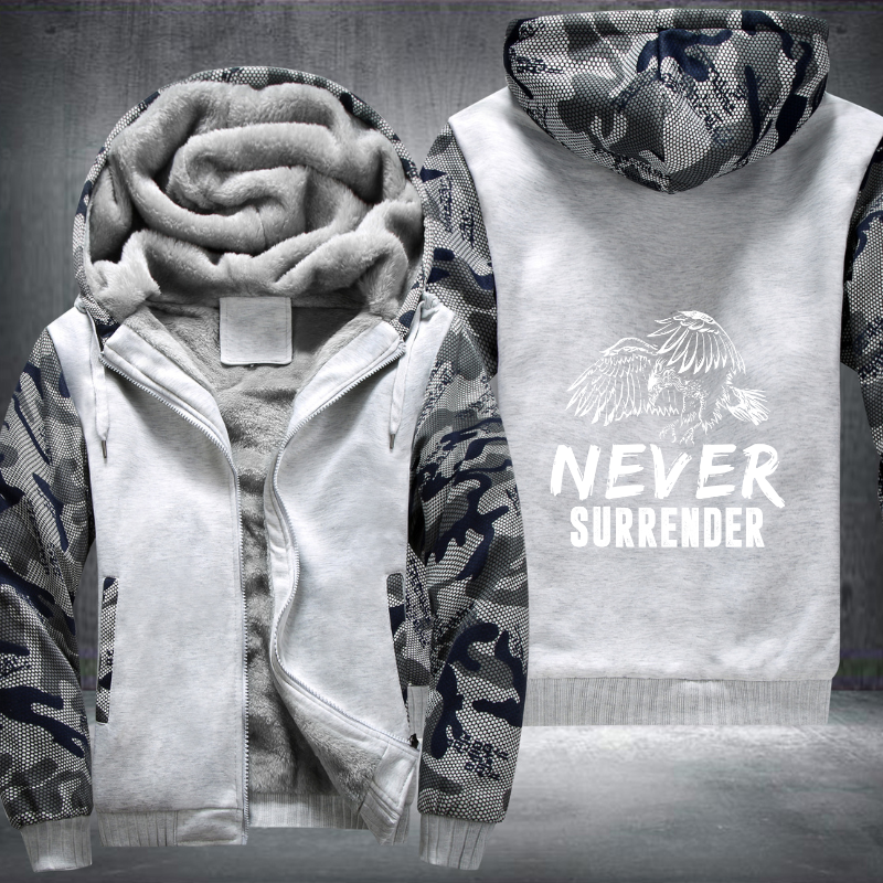 Never Surrender Fleece Hoodies Jacket