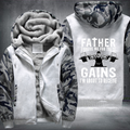 Father Forgive Me For These Gains I'm About To Receive Fleece Hoodies Jacket