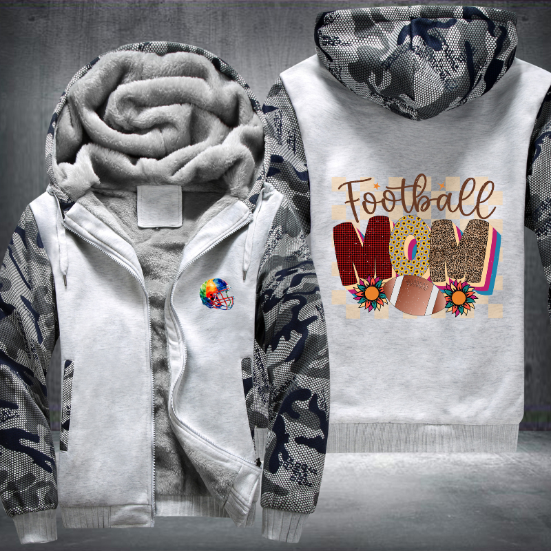 Football Mom Fleece Hoodies Jacket