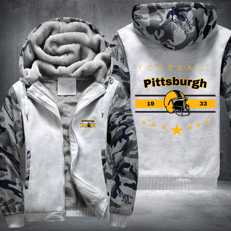 Vintage Football Pittsburgh 1933 Fleece Hoodies Jacket
