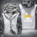 DOGS RESCUES Fleece Hoodies Jacket