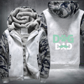 Dog Dad Fleece Hoodies Jacket