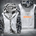 Grandpa Says I'm A Bengals Fan Fleece Hoodies Jacket