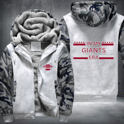 In My Football Era Game Day Giants Fleece Hoodies Jacket