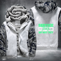 SERVICE HUMAN DO NOT PET Fleece Hoodies Jacket