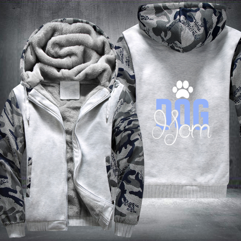 dog mom design Fleece Hoodies Jacket