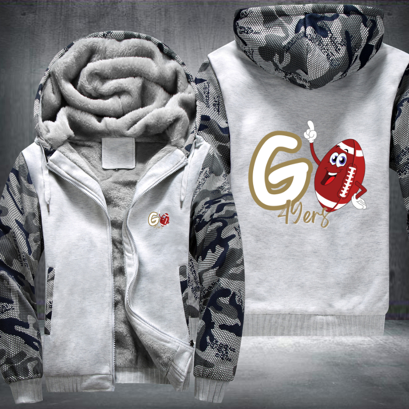 Go 49ers Fleece Hoodies Jacket