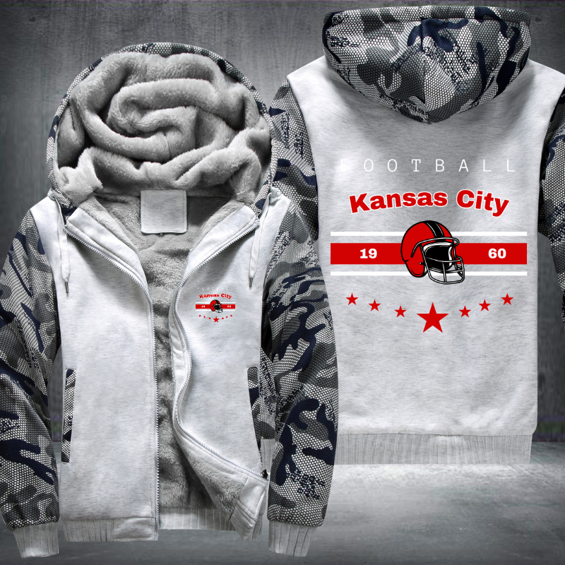 Vintage Football Kansas City 1960 Fleece Hoodies Jacket