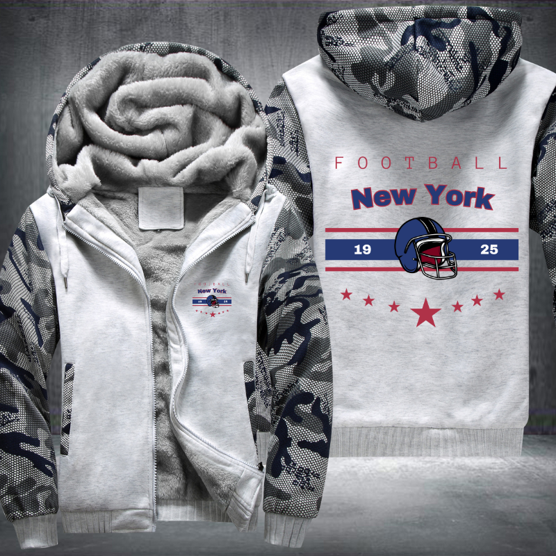 Vintage Football New York 1925 Fleece Hoodies Jacket